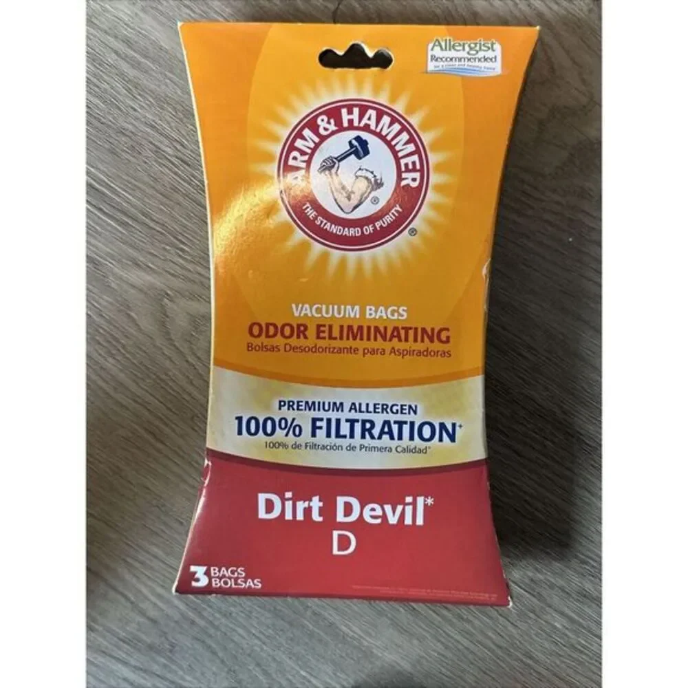 Dirt Devil D Arm & Hammer Odor Eliminating Vacuum Bags - 3 BAGS 62594F